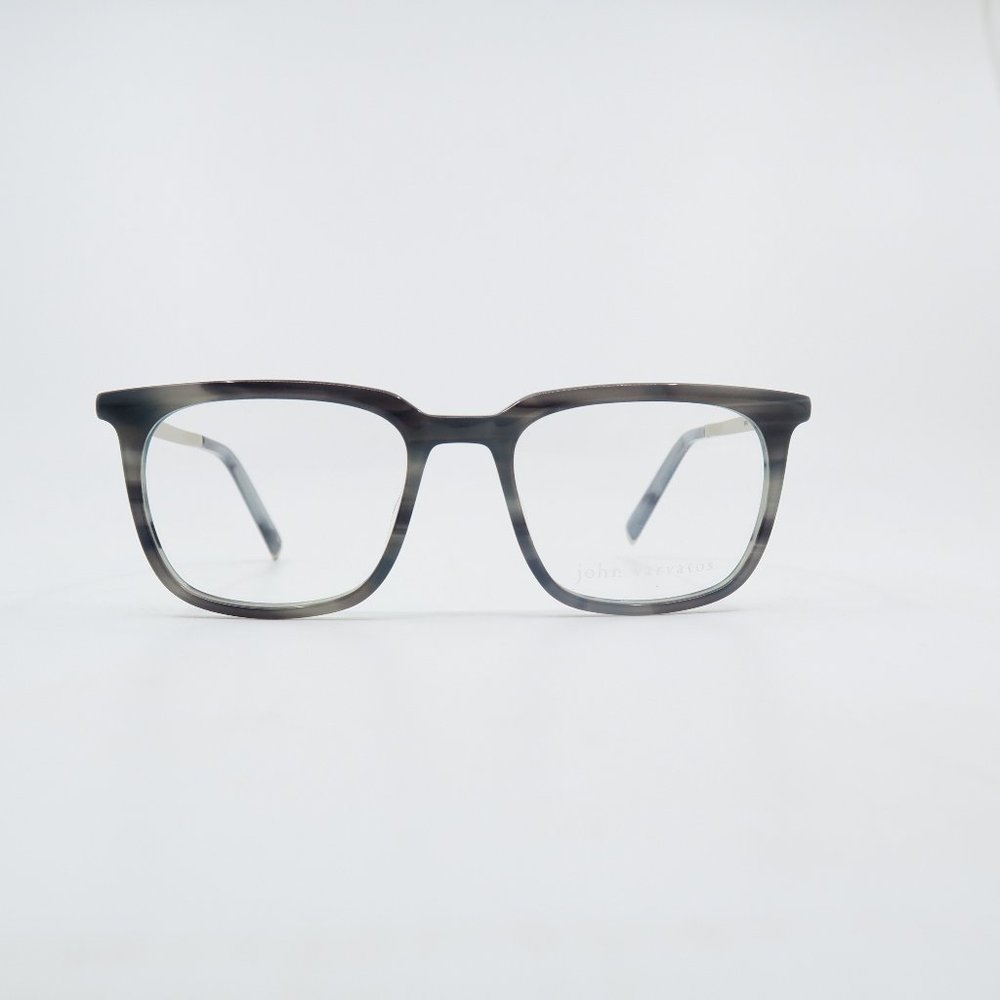 John Varvatos V411 51mm Grey/Silver New Men's Eyeglasses.